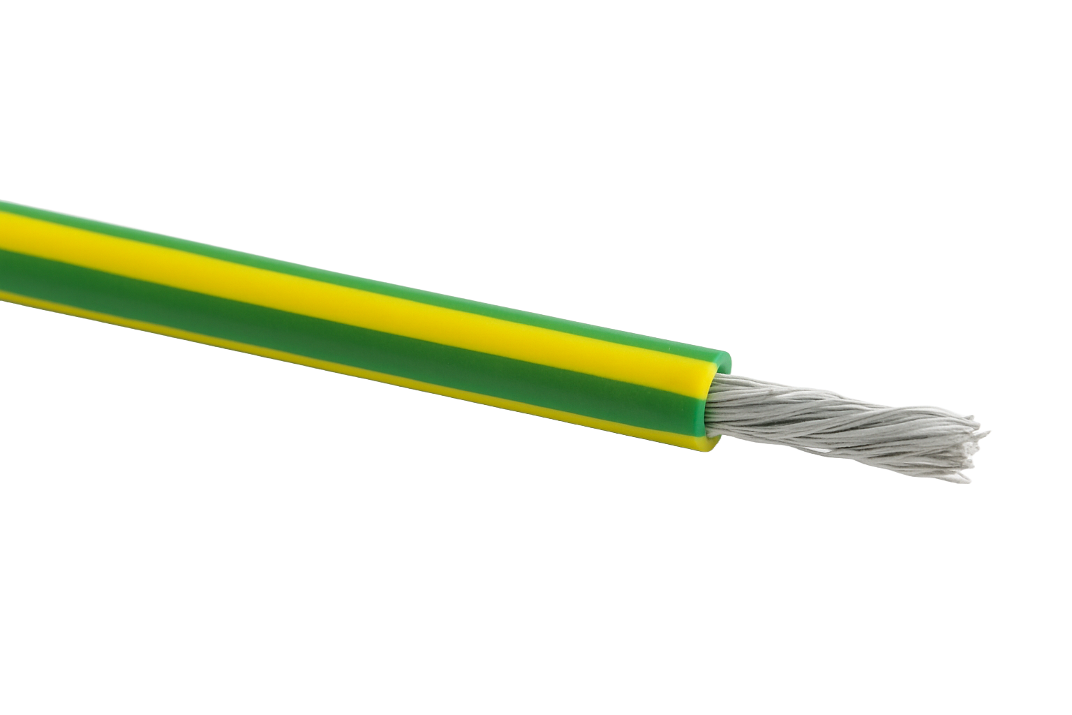 Halogen-free tinned cable 1.50 mm2 yellow/green